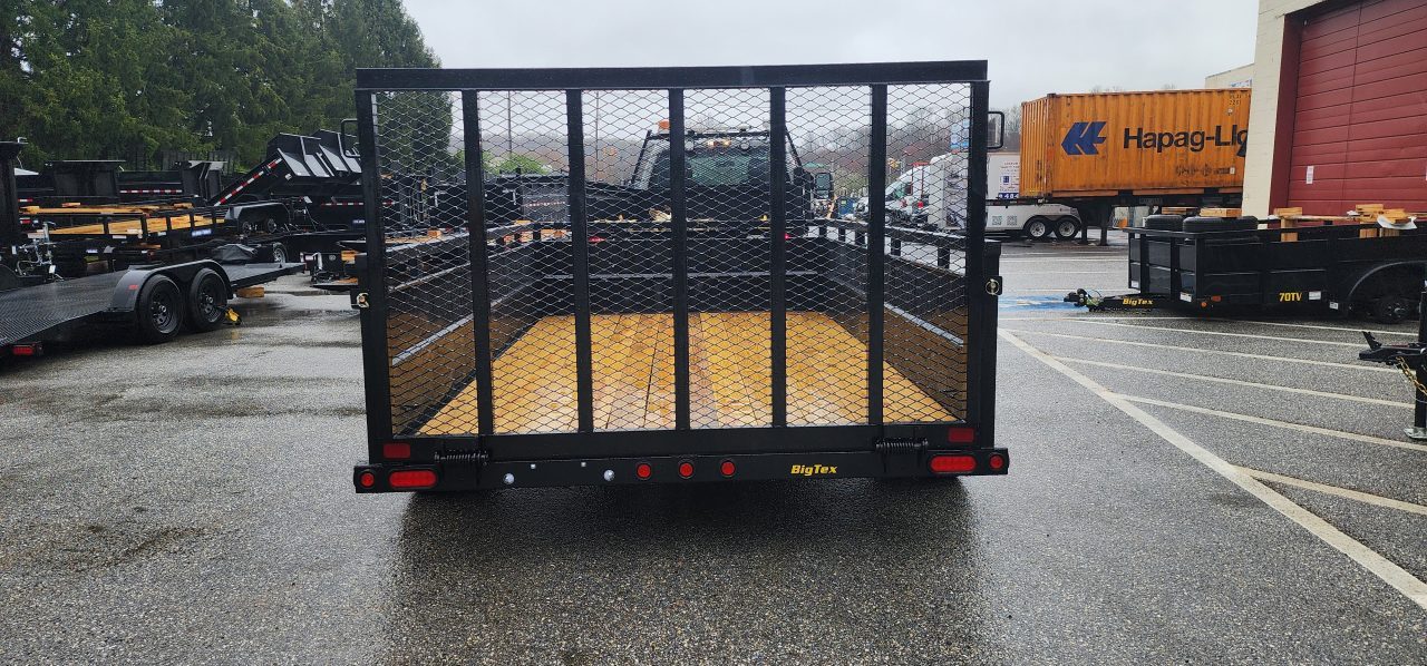 New 7 x 12 Big Tex 70TV 24" Steel Sides Utility 7k