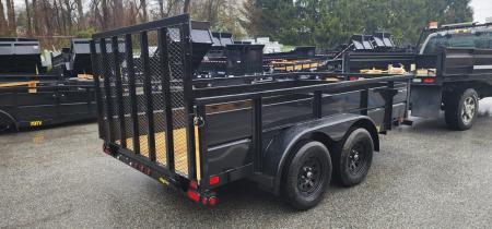 New 7 x 12 Big Tex 70TV 24" Steel Sides Utility 7k