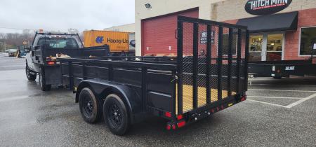 New 7 x 12 Big Tex 70TV 24  Steel Sides Utility 7k