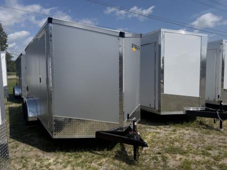 New 2026 Stealth 7 X 14 Cargo / Enclosed Trailer with Ramp and 6ft 6in interior Height LIGHT LID
