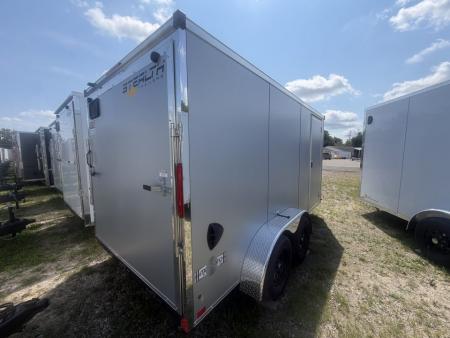 New 2026 Stealth 7 X 14 Cargo / Enclosed Trailer with Ramp and 6ft 6in interior Height LIGHT LID