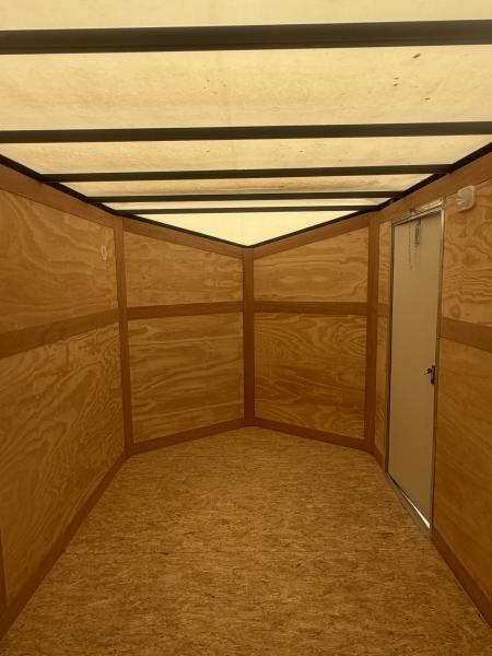 New 2026 Stealth 7 X 16 Cargo / Enclosed Trailer with Ramp Door and 6ft 6in interior Height Light Lid Roof
