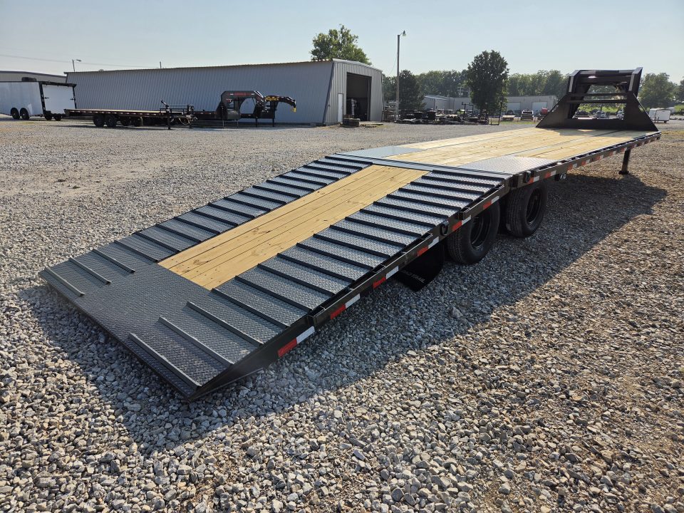 New 2027 Load Trail 102X34 TANDEM LO-PRO GOOSENECK W/10K AXLES 12FT HYDROTAIL & HDSS SUSPENSION