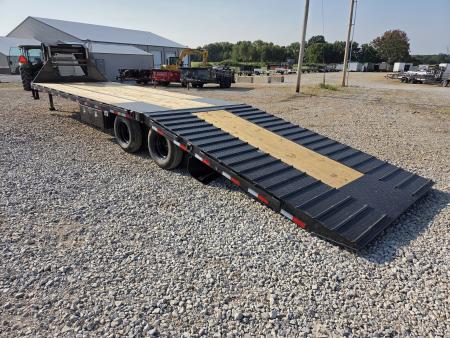 New 2027 Load Trail 102X34 TANDEM LO-PRO GOOSENECK W/10K AXLES 12FT HYDROTAIL & HDSS SUSPENSION