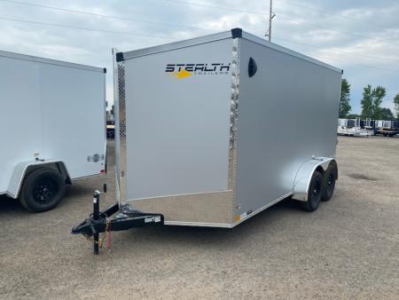 New 2026 Stealth Trailers 7x14 w/Translucent Roof Cargo / Enclosed Trailer