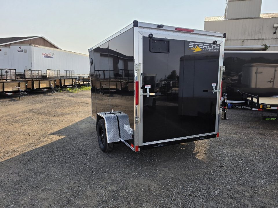 New 2026 Stealth Trailers 6x10 Mustang 3k w/Ramp Door Cargo / Enclosed Trailer