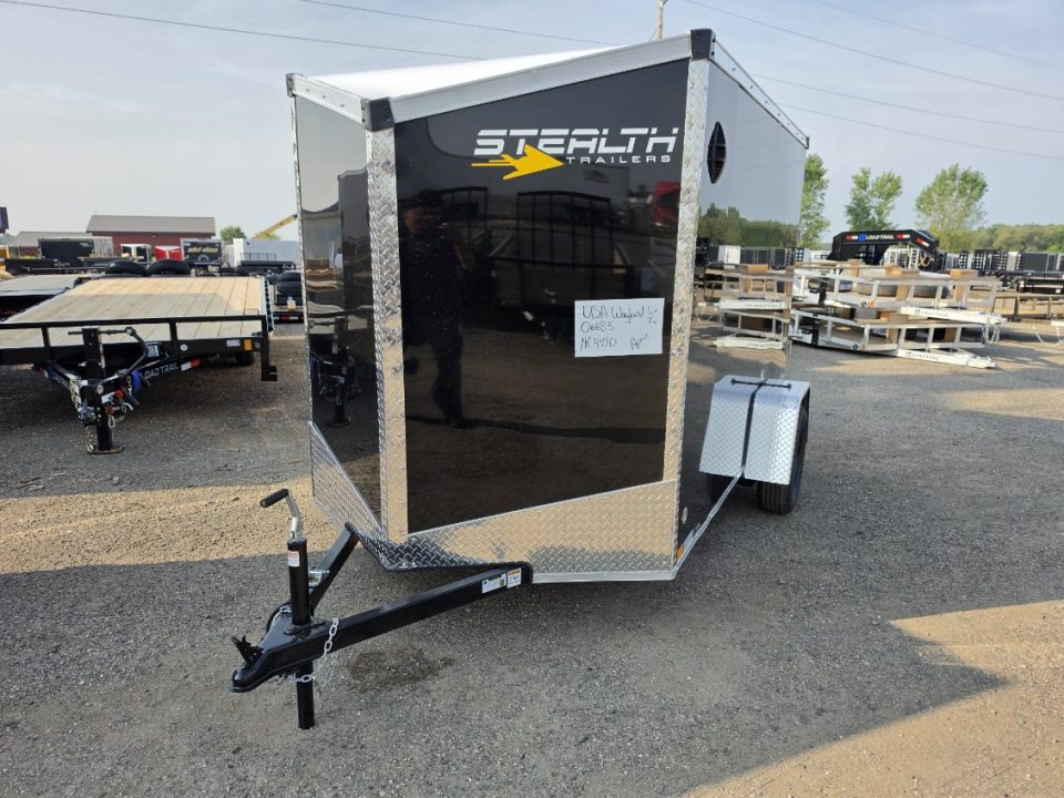 New 2026 Stealth Trailers 6x10 Mustang 3k w/Ramp Door Cargo / Enclosed Trailer