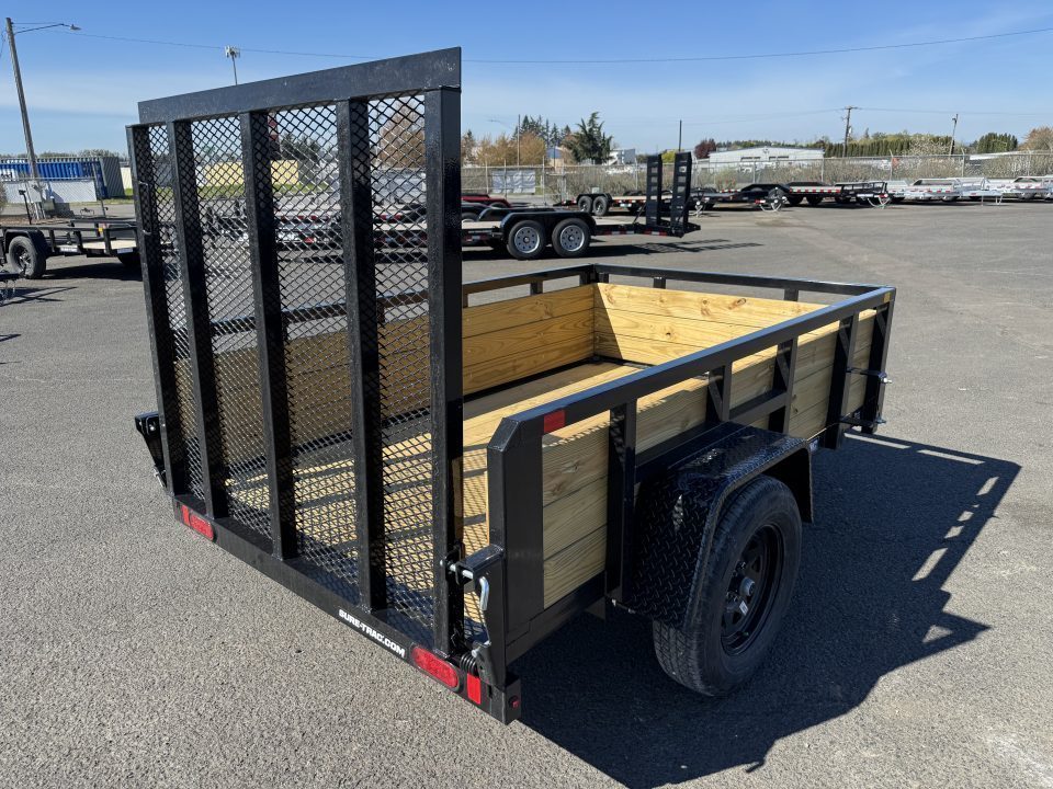 New 2027 Sure-Trac 5X8 Tube Top 3 Board Utility 3K GVWR