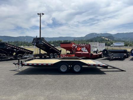 New 2026 Sure-Trac 8.5x18 (16+2) Beavertail Car Hauler w/ Drive Over Fenders 10K GVWR