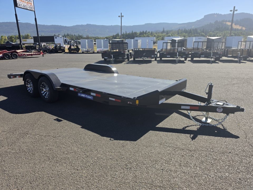 New 2026 Sure-Trac 7x20 (16+4) Steel Deck Car Hauler 10K GVWR