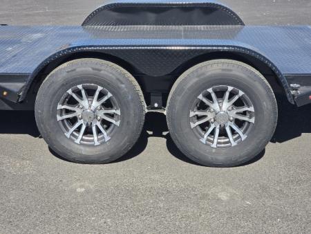 New 2026 Sure-Trac 7x20 (16+4) Steel Deck Car Hauler 10K GVWR