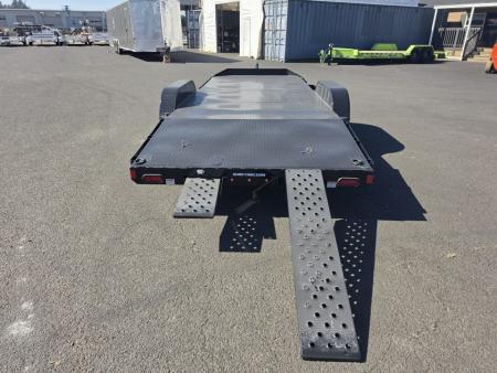 New 2026 Sure-Trac 7x20 (16+4) Steel Deck Car Hauler 10K GVWR