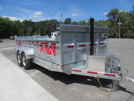 New N & N Trailers 7 X 16 15K Torrent HD Galvanized Dump Trailer