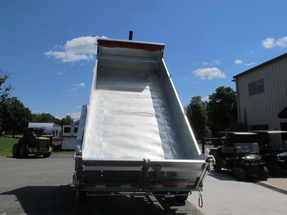 New N & N Trailers 7 X 14 15K Torrent HD Galvanized Dump Trailer