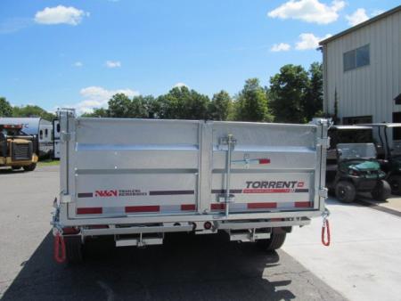 New N & N Trailers 7 X 14 15K Torrent HD Galvanized Dump Trailer