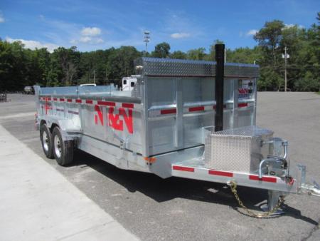 New N & N Trailers 7 X 14 15K Torrent HD Galvanized Dump Trailer