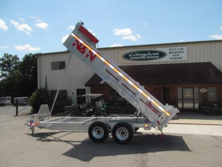 New N & N Trailers 7 X 14 15K Torrent HD Galvanized Dump Trailer