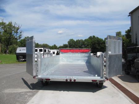 New N & N Trailers 7 X 14 15K Torrent HD Galvanized Dump Trailer w/ Combo Gate