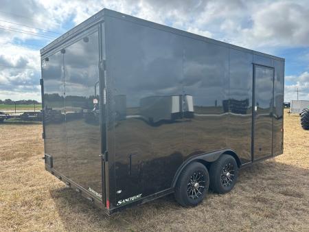 New 2027 Rock Solid 8.5x16 Tandem 10K Cargo w/ 7' Interior Height & .080 Exterior Sheeting