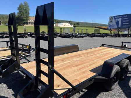 New 2027 BWISE 82x18' 10K Equipment Trailer