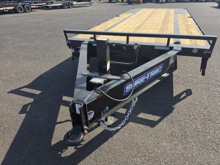 New 2026 Sure-Trac 8.5x25 (20+5) Deckover Trailer w/ Full Width Ramps 15K GVWR