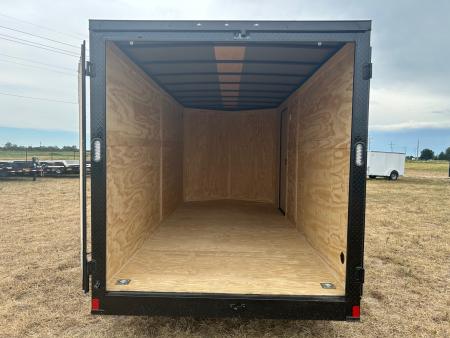 New 2027 Rock Solid 7x16 Tandem 7K Cargo w/ 7' Interior Height, Barn Doors & .080 Exterior Sheeting