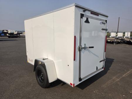 New 2027 Mirage 5x8 EXPO Flat Top Round Front Enclosed Trailer 3K GVWR