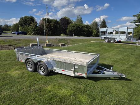 New 2027 All Aluminum 7'x14' Landscape Trailer Utility Trailer
