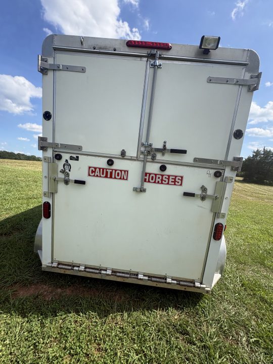 Used 2016 Adam 2 Horse Straight Load Horse Trailer