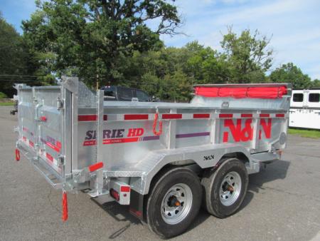 New N & N Trailers 7 X 12 15K Torrent HD Galvanized Dump Trailer