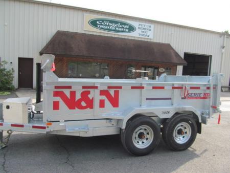 New N & N Trailers 7 X 12 15K Torrent HD Galvanized Dump Trailer