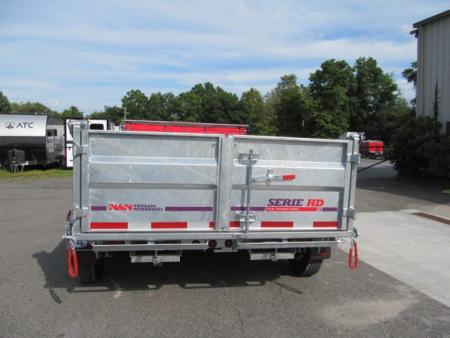 New N & N Trailers 7 X 12 15K Torrent HD Galvanized Dump Trailer