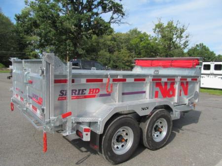 New N & N Trailers 7 X 12 15K Torrent HD Galvanized Dump Trailer