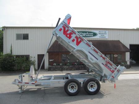 New N & N Trailers 7 X 12 15K Torrent HD Galvanized Dump Trailer