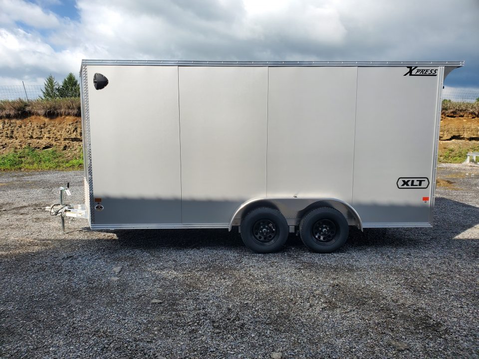 New ALCOM XLT-BD Enclosed Trailer / 7000 GVWR / 7.5'x14' / Ramp Door / Translucent Roof