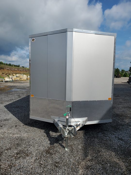 New ALCOM XLT-BD Enclosed Trailer / 7000 GVWR / 7.5'x14' / Ramp Door / Translucent Roof