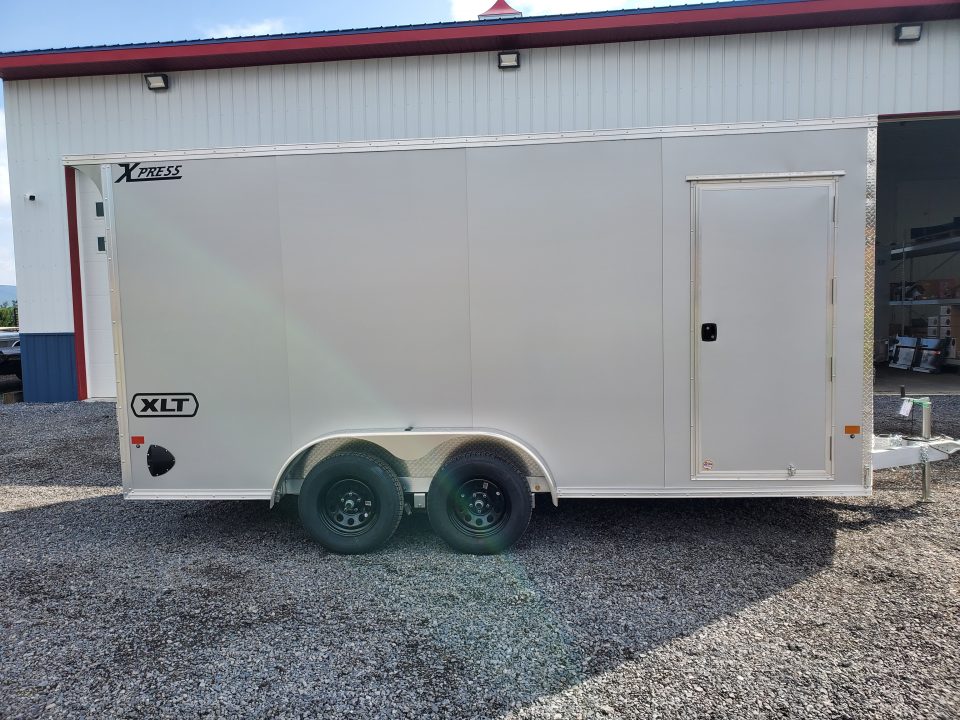 New ALCOM XLT-BD Enclosed Trailer / 7000 GVWR / 7.5'x14' / Ramp Door / Translucent Roof