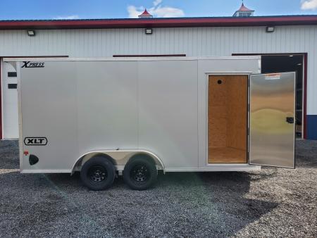 New ALCOM XLT-BD Enclosed Trailer / 7000 GVWR / 7.5'x14' / Ramp Door / Translucent Roof