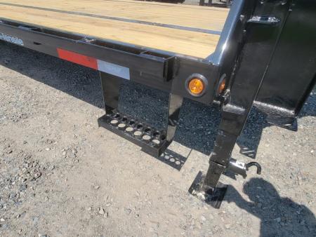 New 2027 Top Hat Trailers GN159 LO PROFILE Flatbed 30' x 102" Equipment Trailer