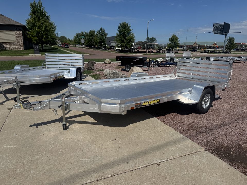 New 2027 Aluma 7814BT Utility Trailer