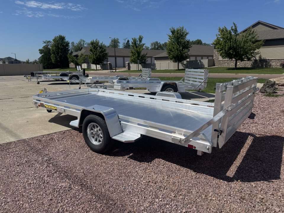 New 2027 Aluma 7814BT Utility Trailer