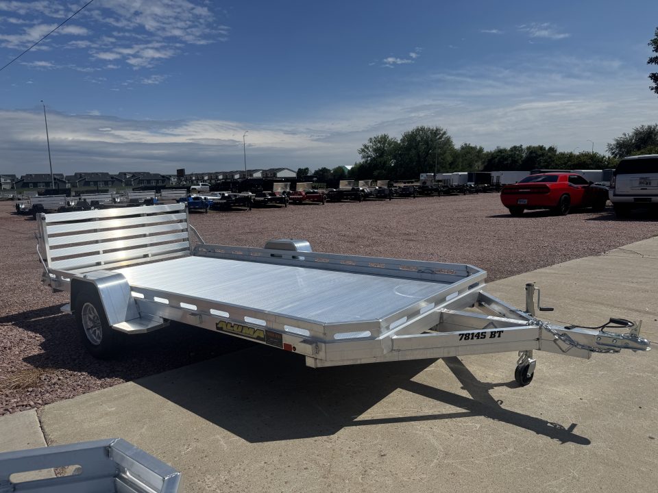 New 2027 Aluma 7814BT Utility Trailer
