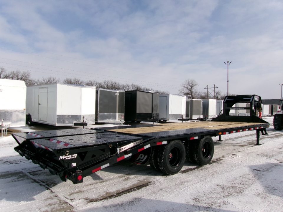 New 2026 PJ Trailers LDQ26A2BSWK Flatbed Trailer