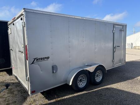 Used 2021 Homesteader Trailer USED 7 X 16 ENCLOSED RAMP DOOR 6' INTERIOR HEIGHT