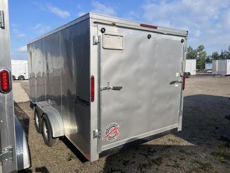Used 2021 Homesteader Trailer USED 7 X 16 ENCLOSED RAMP DOOR 6' INTERIOR HEIGHT