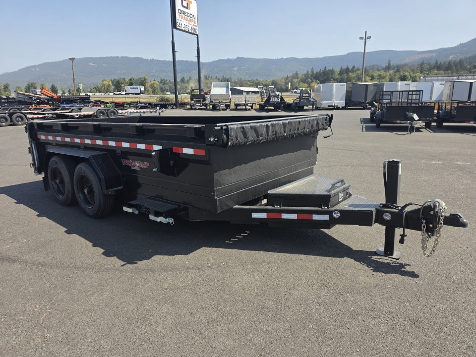 New 2026 Midsota 7x14 LOADED HD Telescopic Versa Dump Trailer 17.6K GVWR