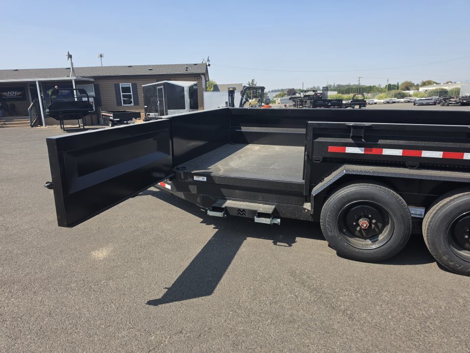 New 2026 Midsota 7x14 LOADED HD Telescopic Versa Dump Trailer 17.6K GVWR