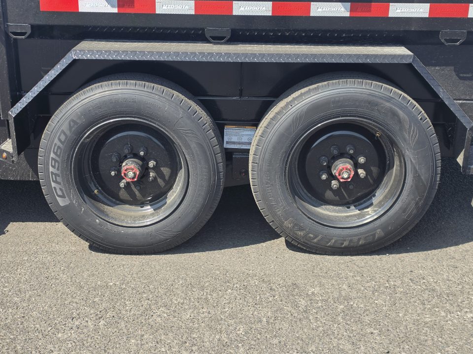 New 2026 Midsota 7x14 LOADED HD Telescopic Versa Dump Trailer 17.6K GVWR