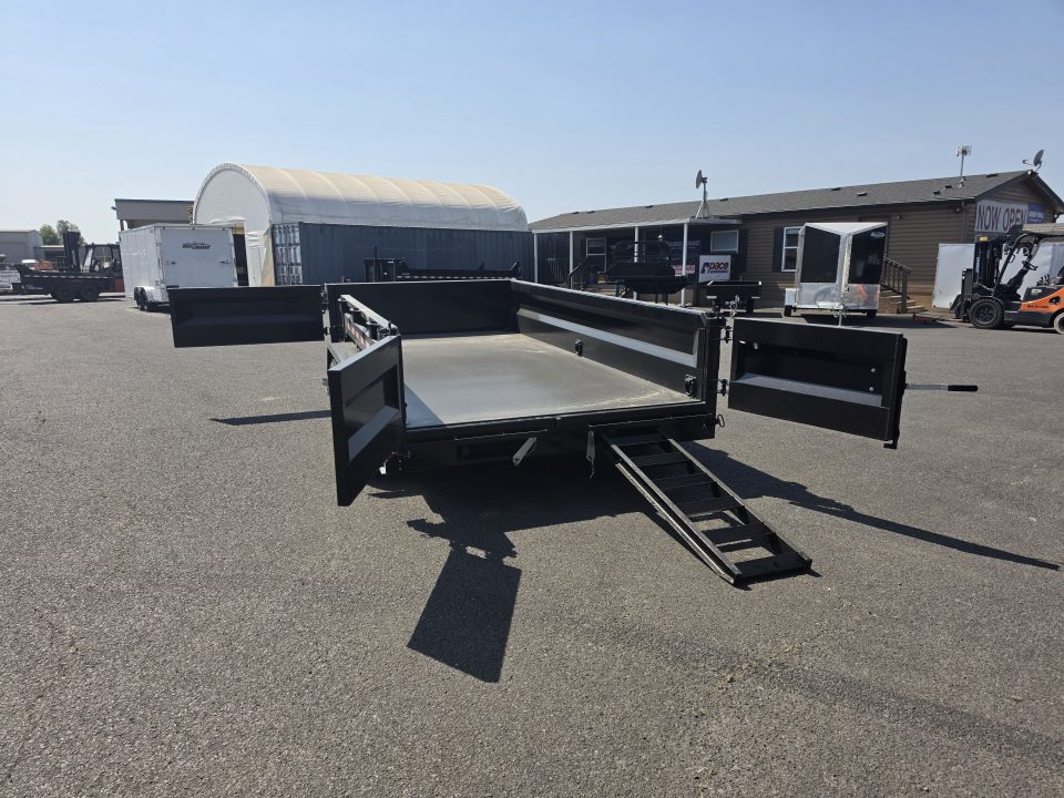 New 2026 Midsota 7x14 LOADED HD Telescopic Versa Dump Trailer 17.6K GVWR