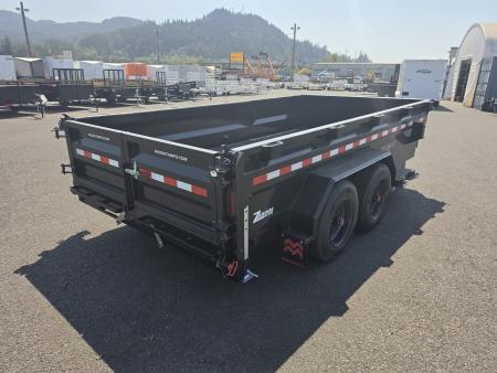 New 2026 Midsota 7x14 LOADED HD Telescopic Versa Dump Trailer 17.6K GVWR